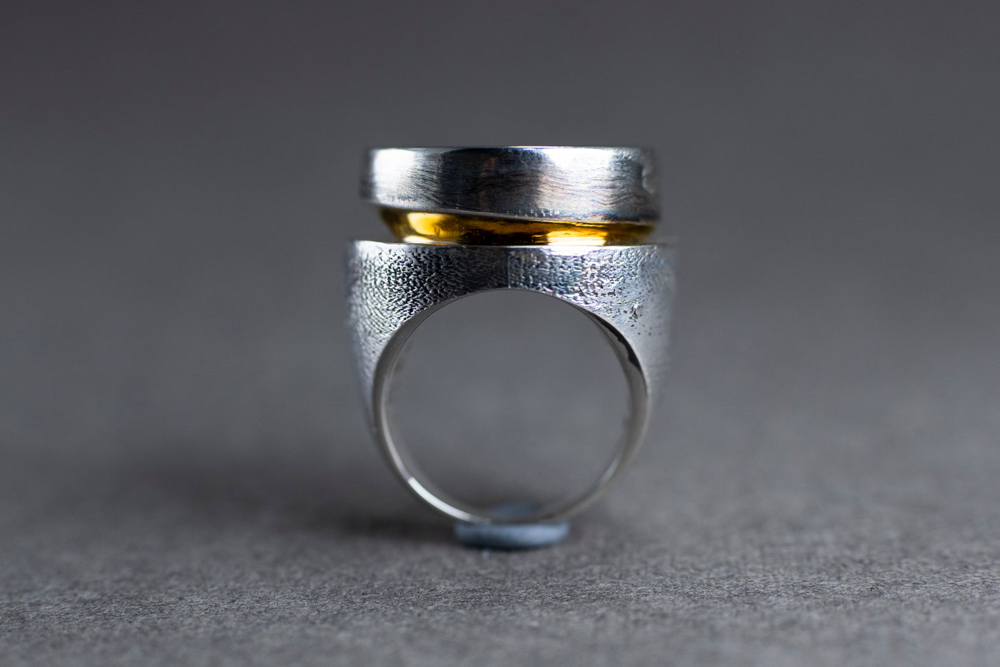 Sun Eclips Silver Ring