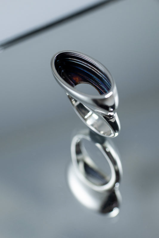 "Space15" Silver ring